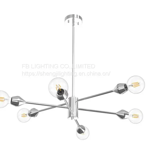 Modern Crystal Metal Glass Pendant Lamp Chandelier New PENDANT Light Fixture