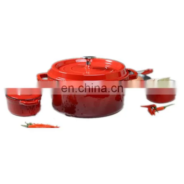 China Cookware Set Pots and Pans Set Enamelware Cast Iron Cooking Pot Set photo-2