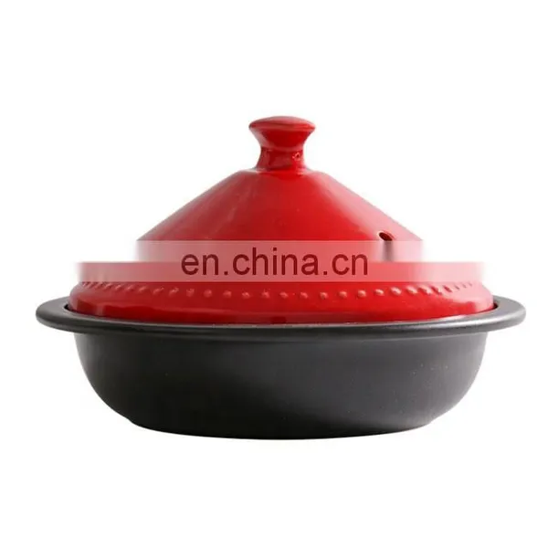 Hot Selling Marocains Cast Iron Cooking Tajines Pot photo-5