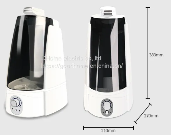 5L Fog Ultrasonic Air Heating Humidifier Home Large Capacity Indoor Office Bedroom Double Spray Hypochlorous Acid（Wechat:13510231336）