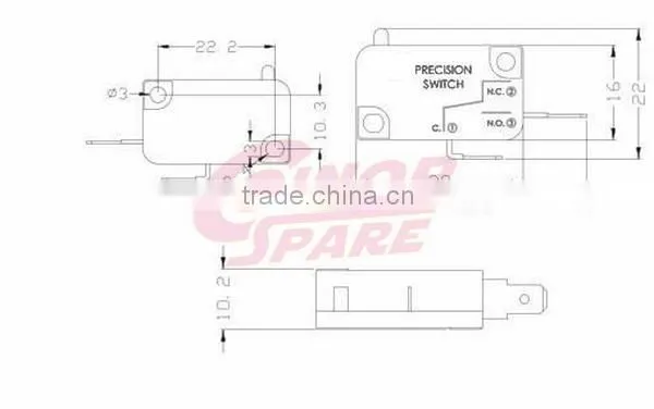 Cheap Hot Sale Micro Switch for Gate Opener photo-2