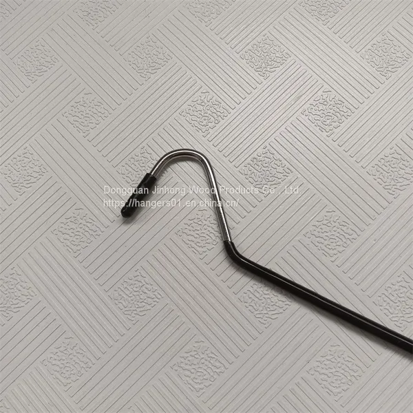 Z Shape Metal Hangers Household PVC Dipping Non-slip Open Ended Belt Towel Jeans Trousers Rack photo-3
