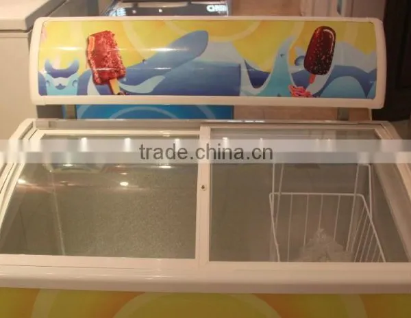 100L - 600L Ice Cream Chest Freezer With Glass Top photo-3