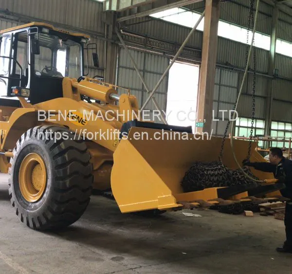 Chinese BENE 28ton Forklift Loader 28 Ton Fork Loader 28ton Wheel Loader VS JINGONG Loader Price photo-5
