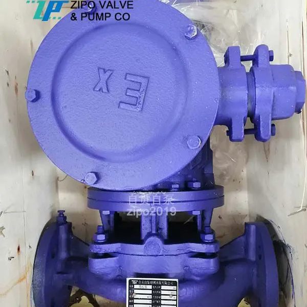 ZIPO ZYG or ZYHG or ZYRG Explosion-proof Vertical Pipeline Centrifugal Pump photo-2