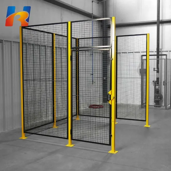 Reliable Workshop Isolation Netting With Metal Fence Design photo-3