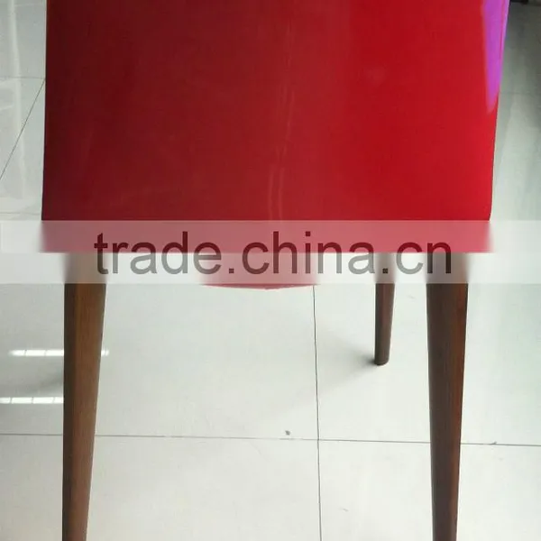 Replica Famous Contemporary Elegant Grace Design ABS Seat Alp Nuhoglu Frame Wood Chair for Dining Room/living Room photo-4
