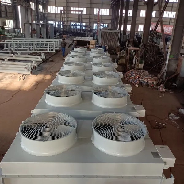 The Product Introduction of Fin - Tube Coolers and Power Station Oil Coolers of YDA in Dalian, China.