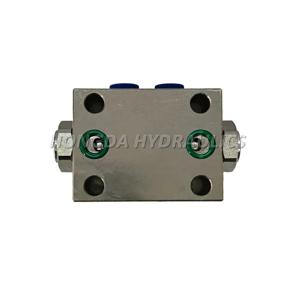HongDa Brand Manufacturer Supply Hydraulic Cylinder Lock Crane Balance Valve Hydraulic Lock Solenoid Valve Lock Nut photo-2