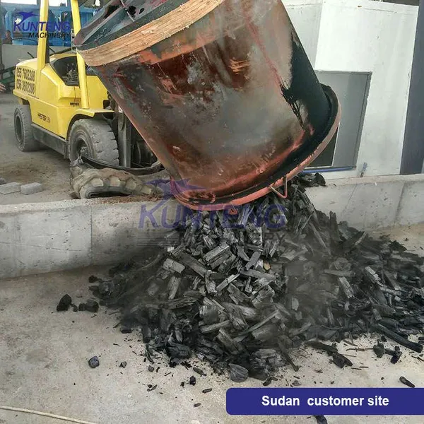 Smoke Free Coconut Shell Charcoal Carbonization Furnace Making Machine Stove EPC photo-3