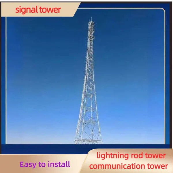 20-meter Forest Fire Prevention Monitoring Tower, Four-column Angle Steel Monitoring Iron Tower, Meteorological Observation Tower photo-2