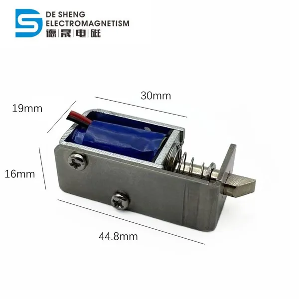 Настраиваемый DS-P0630 12v 24v постоянного тока микропневматический электромагнитный замок с ходом 10 мм для дверей/шкафов