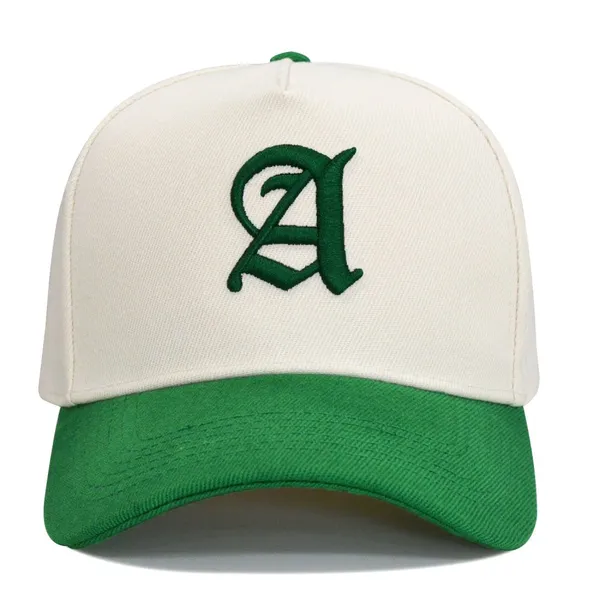 Two Tone Color Baseball Caps Curved Brim Letter Embroidery Breathable Twill Fabric Casual Daily Street Outdoor Sun Hats For Adults photo-4