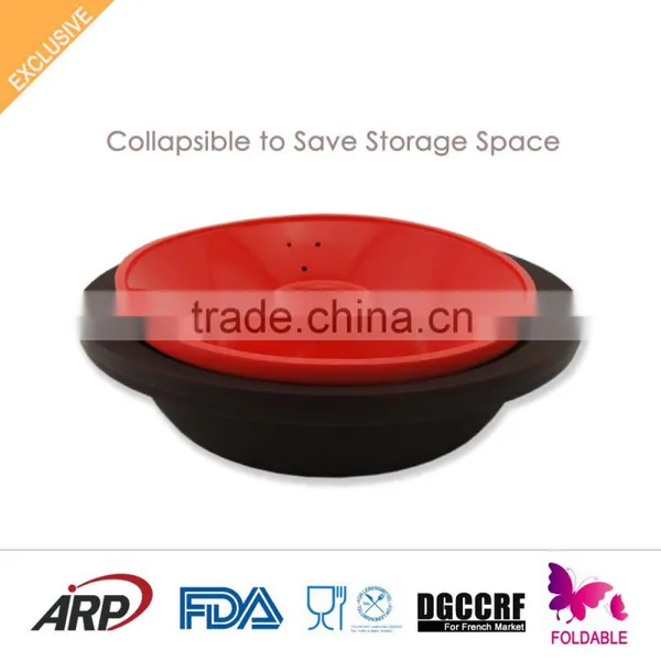 Flexible Morocca Silicone Tagine Steamer Microwave Safe Heat Resistant FDA LFGB DGCCRF Food Grade photo-3