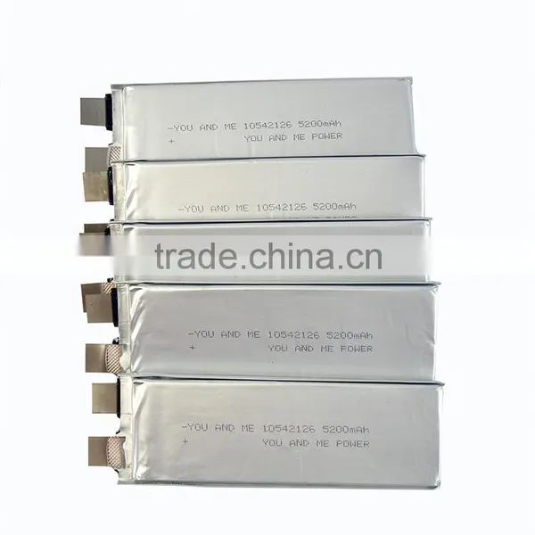 Rechargeable Lithium Polymer Lipo Battery 5200mAh 3.7V photo-4