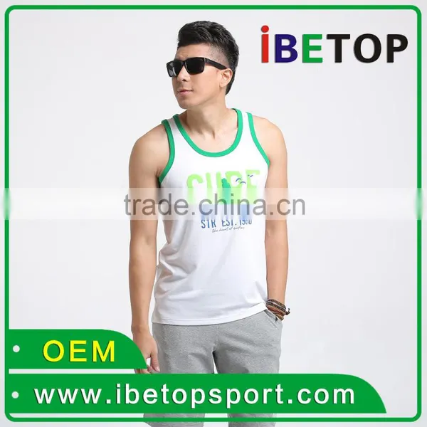 OEM Service Customize Wholesales Cheap Price Sport Vest Singlet photo-2