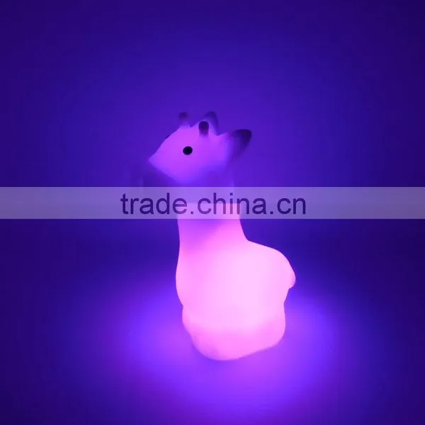 New Design Giraffe Roto Casting Led Light Vinyl Toy photo-4