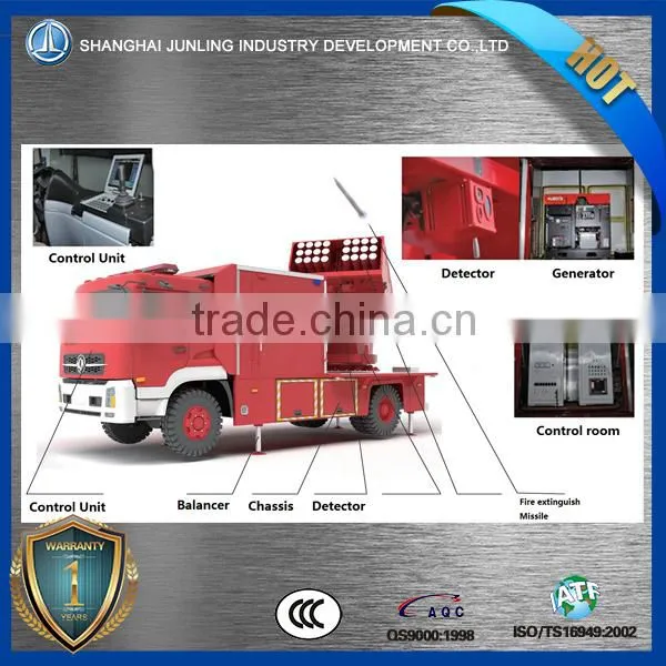 For High Building Fire, Remote Control Missile Fire Truck for Sale photo-4