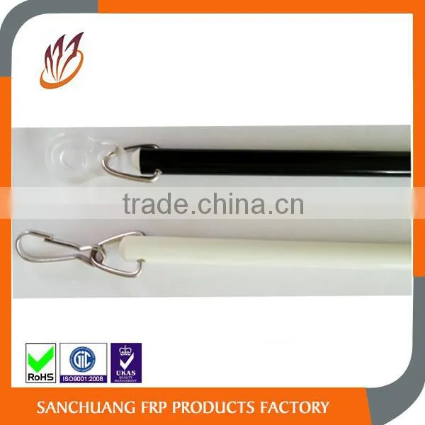 White Fiberglass Curtain Rod Rust-proof Fiberglass Baton Quality Choice photo-3