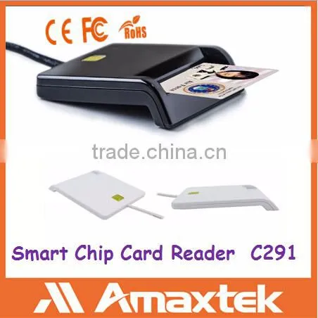 White Black Debit Card Reader and Writer With Cable photo-2
