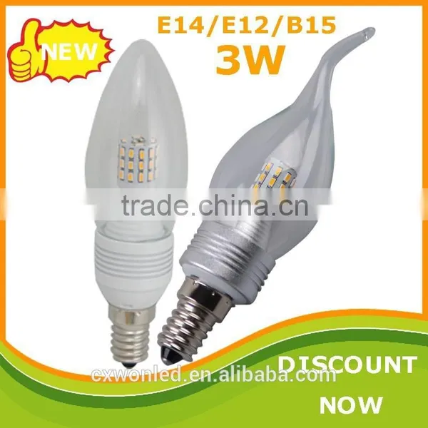 250LM Light Candle, Aluminum LED Candle Wholesale, E14 LED Candle Bulbs 3W 5W photo-4