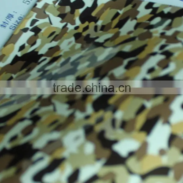 pu Leather Printed Camouflage Patterns Artificial Handbag Leather photo-4