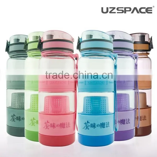 Custom Tea Water Bottle Infuser Fashion Clean PP Plastic Water Bottle photo-3