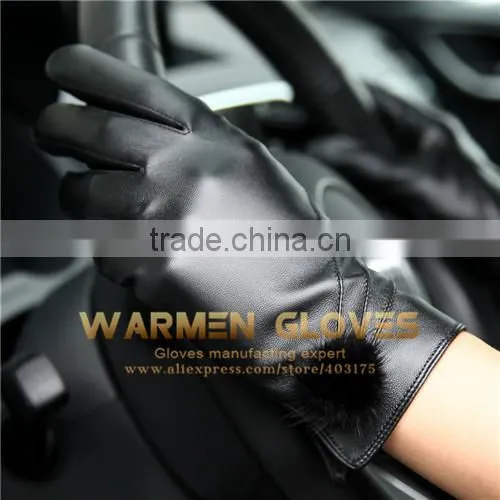 Fashion pu Fashion Gloves Women