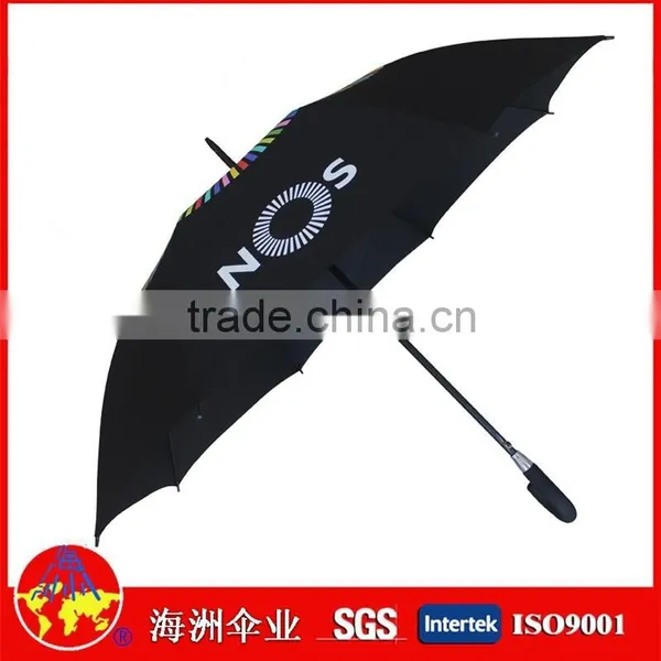 Black Auto Open EVA Handle Man Umbrellas