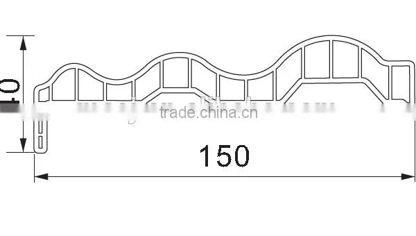 Construction Material 150 Decoration Line Use for Elevator Fram Panel photo-2
