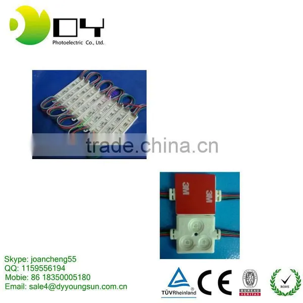 IP65 3 Leds 2835 Smd Water Proof Led Module With Lens Injection Molded DC12V photo-3