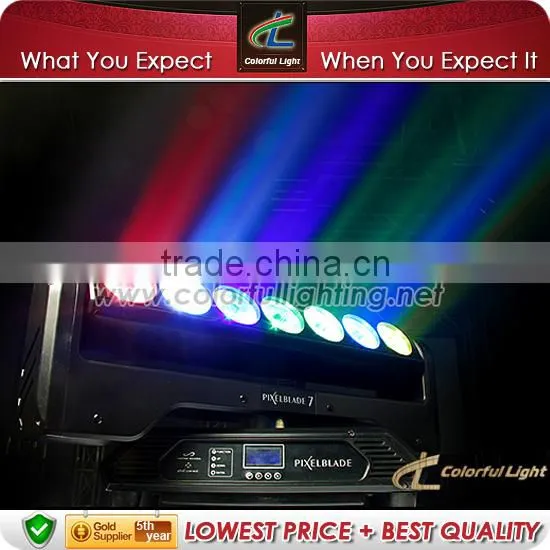 PixelBlade 7 led moving head light Magic Mapping / stage lights / pixel mapping Led