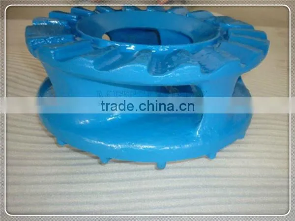 High Chrome 27% & Rubber Slurry Pump End Parts Impeller photo-2