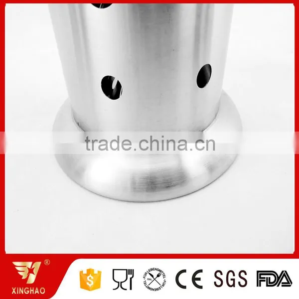 Multifunctional 0.6 MM Thick Stainless Steel Utensil Holder With Base for Modern Kitchen photo-6