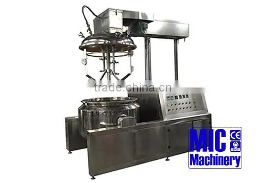 Top Quailty MIC-650L Double Track Vacuum Homogenizer Mixer for Toothpaste Making with CE