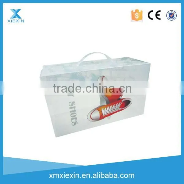 2015 Hot Sell Plastic PP Shoe Box,custom Best Sell Clear Shoe Box Wholesale photo-3