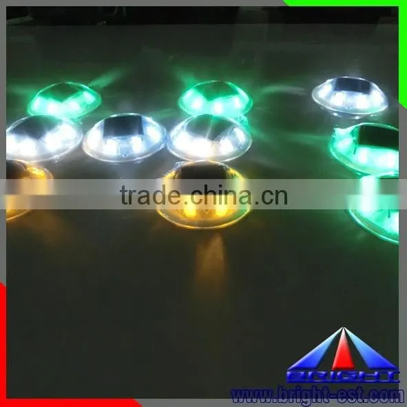 Bottom Price 1200mAH Ni-Hm High Temperature Battery Round 3M 8pcs Superbright Led Reflective Solar Road Studs photo-4