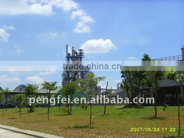 wet process cement production line produced by Jiangsu Pengfei Group