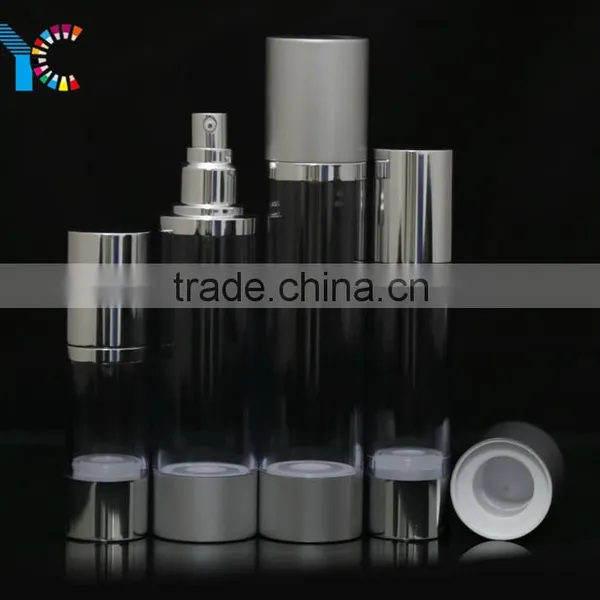 Transparent Bright Airless Cosmetic Pump Bottle Dispenser photo-5