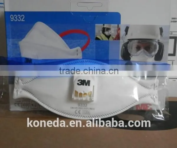 3M 9332, 9332+ FFP3 Mask Non-woven 3m Mask FFP3 Respirator Mask photo-5