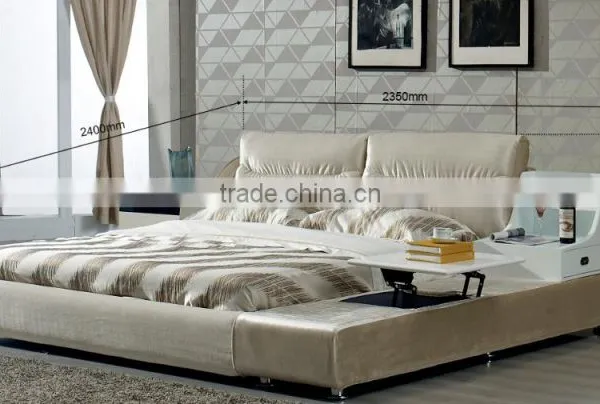 Wholesale King Size Cheap Mdf Bed, Double Folding Beds Set Design With Good Price for Living Room photo-2
