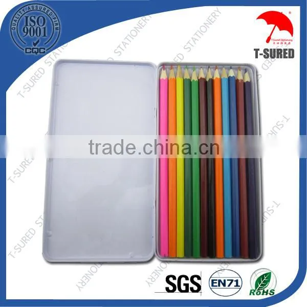 12 Pieces Promotional Color Pencil Set With Tin Box photo-3