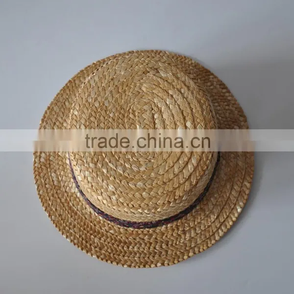 Fashion Design Customized Plain Color Unisex Straw Hat Cheap photo-3