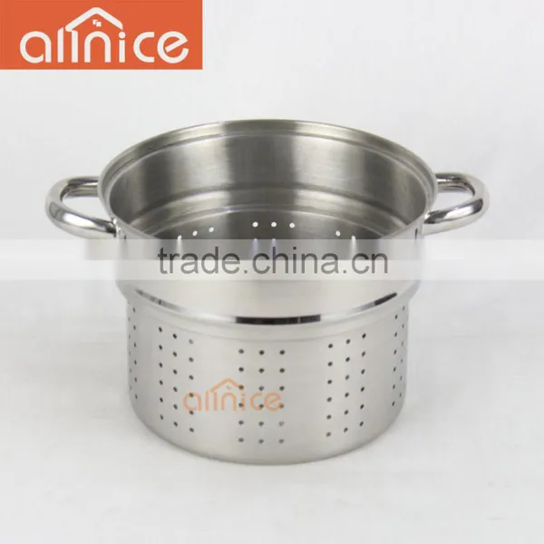 American Pasta Cooking Pot Stainless Steel Steamer Kitchen Pot photo-5