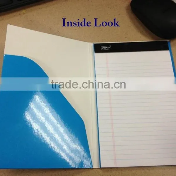 A5 Leather Document Folder With Notepad photo-5