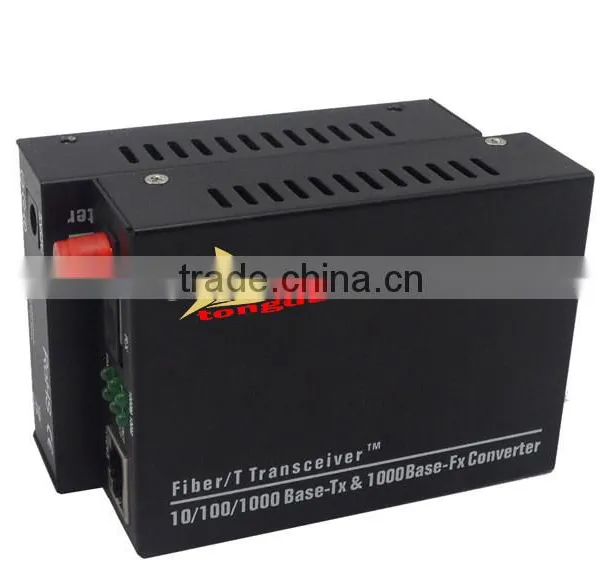 High Quality 10/100/1000M 20km FC Single Fiber Single Mode Fiber Optic Media Converter photo-5