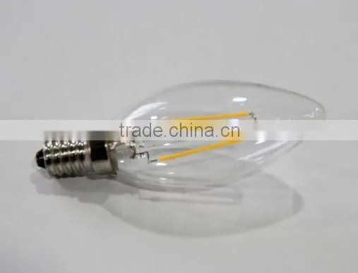Full Glass 400lm 4W E14 Led Filament Candle Bulb photo-2
