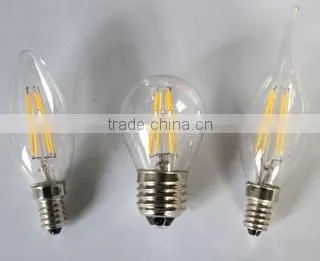 360 Degree C35 4W E14 E12 Filament Led Candle Light With TUV CE ROHS photo-3