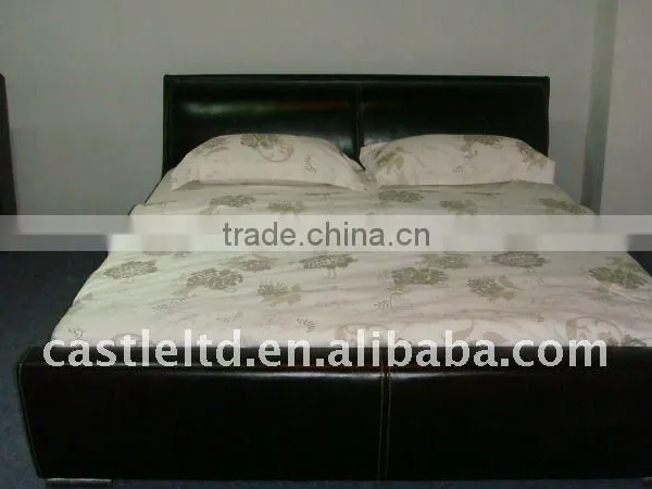 Luxury Leather Bed and Bedding