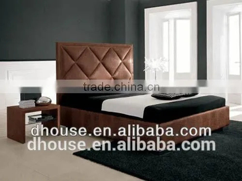 Modern Leather Bed DHBF02# photo-2